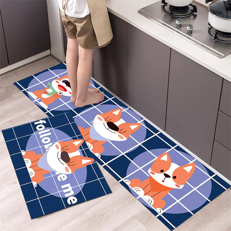 Non-Slip Waterproof Kitchen Runner Mat for Home Use