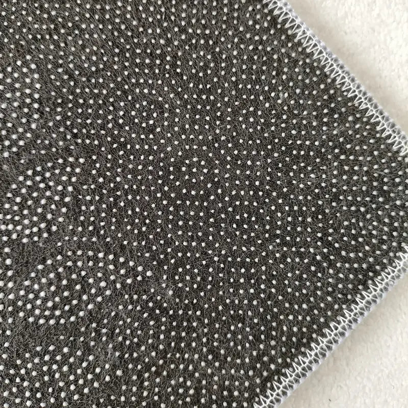 Black & White Striped Soft Non-Slip Bath Mat (1pc)