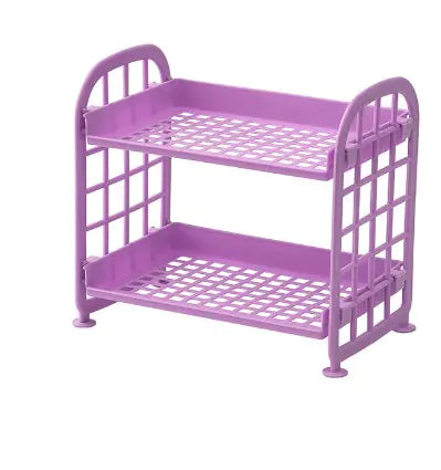 2-Tier Detachable Kitchen Sink Storage Rack Organizer