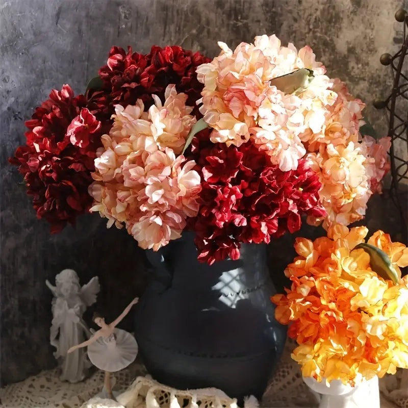 Artificial Hydrangea Faux Flower for Wedding Decor