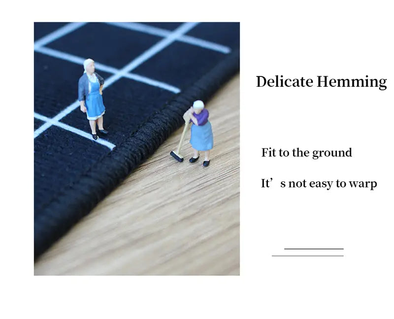 3D Vortex Illusion Black and White Area Rug 15.75"x23.62"