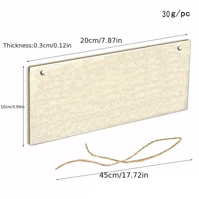 Wooden Reminder Plaque - Dogs Here Do Not Knock