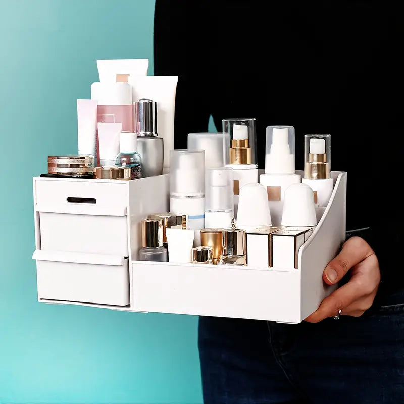 1pc Multifunctional Drawer Storage Box for Skin Care