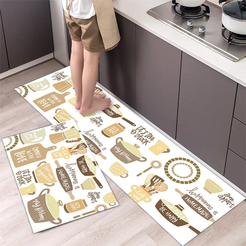 Non-Slip Waterproof Kitchen Runner Mat for Home Use