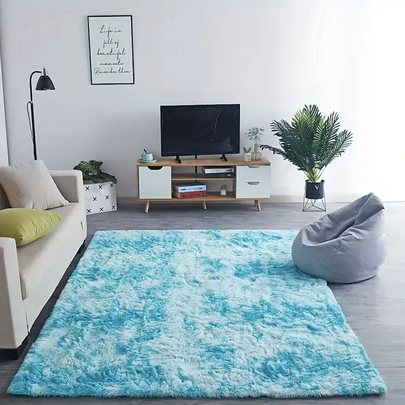 Fluffy Shaggy Area Rug for Living Room (Various Sizes)