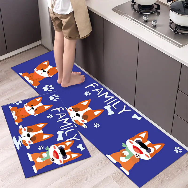 Non-Slip Waterproof Kitchen Runner Mat for Home Use