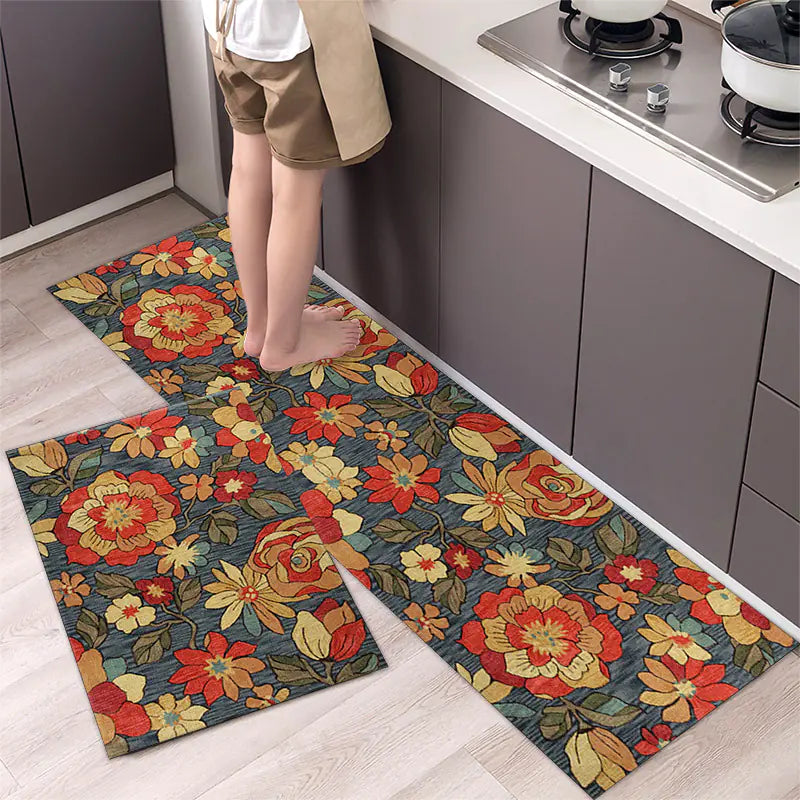Non-Slip Waterproof Kitchen Runner Mat for Home Use