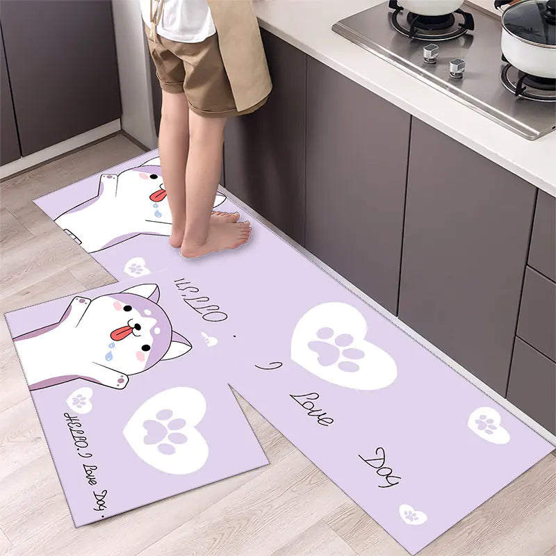 Non-Slip Waterproof Kitchen Runner Mat for Home Use