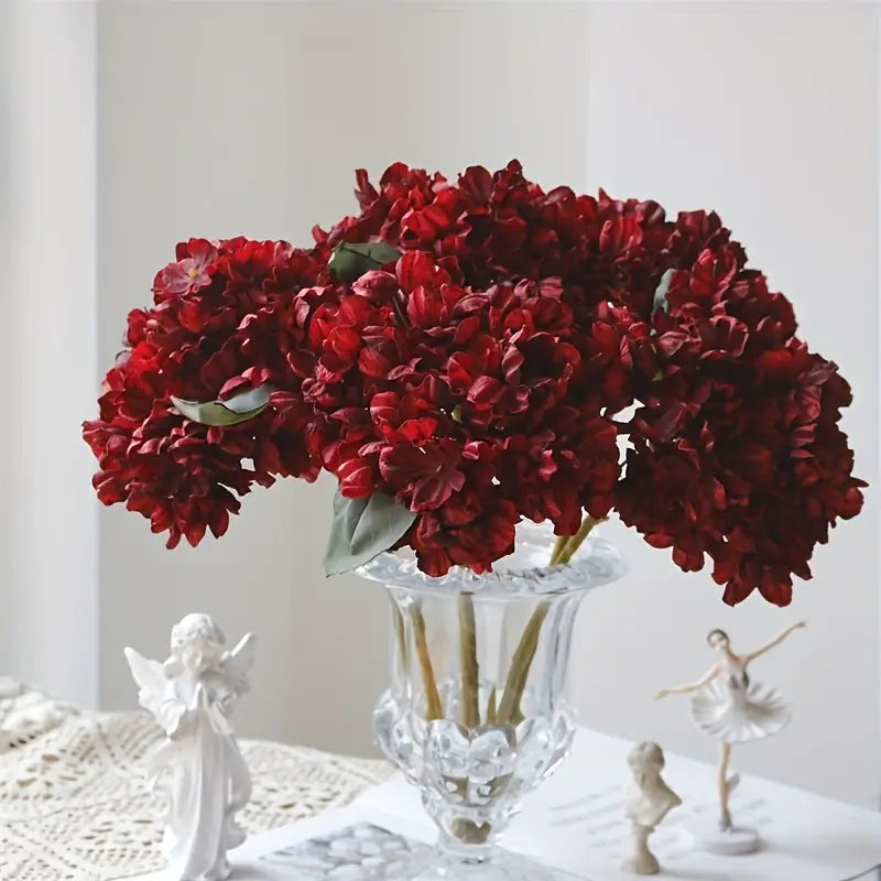 Artificial Hydrangea Faux Flower for Wedding Decor