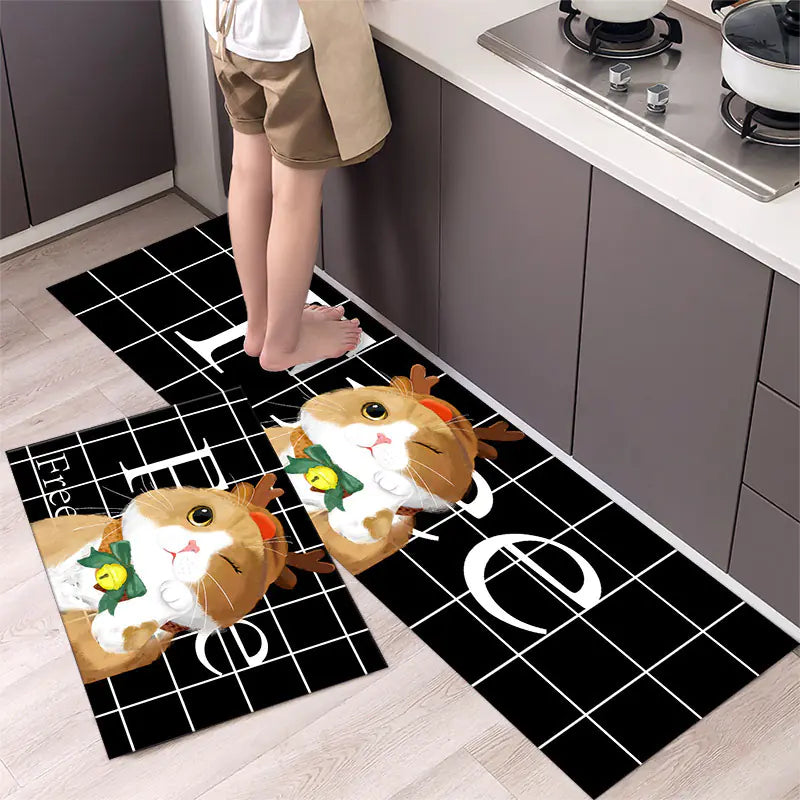 Non-Slip Waterproof Kitchen Runner Mat for Home Use