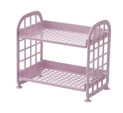 2-Tier Detachable Kitchen Sink Storage Rack Organizer